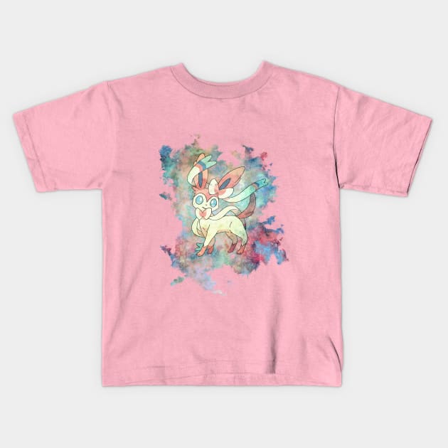 Pink Fox Kids T-Shirt by sazzed